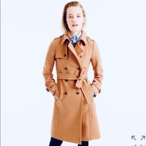 Italian wool cashmere trench coat
